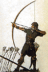 English archer with longbow