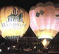 Hazebrouck balloons at night