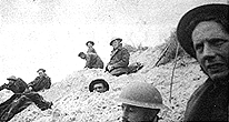 1940 dunkirk beaches - dugouts in sand dunes