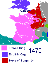 Hundred Years War MAP 1470