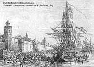 Dunkerque-arrival of the 'Entreprenant'