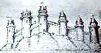 Fressin - castle as it was