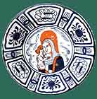 Hotel Sandelin Museum: ceramic collection, plate