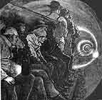 1882 VIP visit Tunnel borings