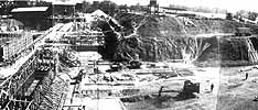 March 1943 Blockhaus foundations