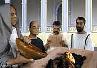 Bavay actors in Roman religious service