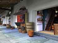 Bavay Roman shops reconstructed