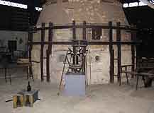 Trelon Glass Museum: restored1890's glass kiln