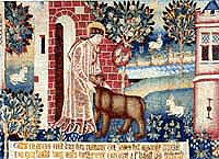 St.Vaast and the bear - tapestry