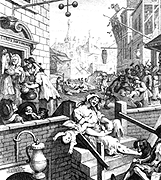 Hogarth's Gin Lane 1851