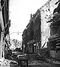 Shelled street in Dover