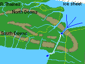 18,000 years ago - land bridge