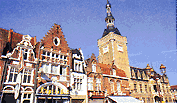 Bailleul town hall + belfry in main square